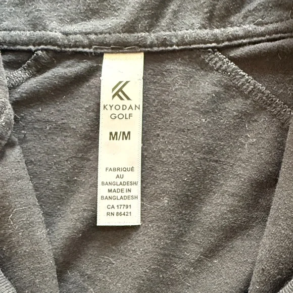 Kyodan Golf Black Quarter-Zip Pullover - Picture 3 of 6